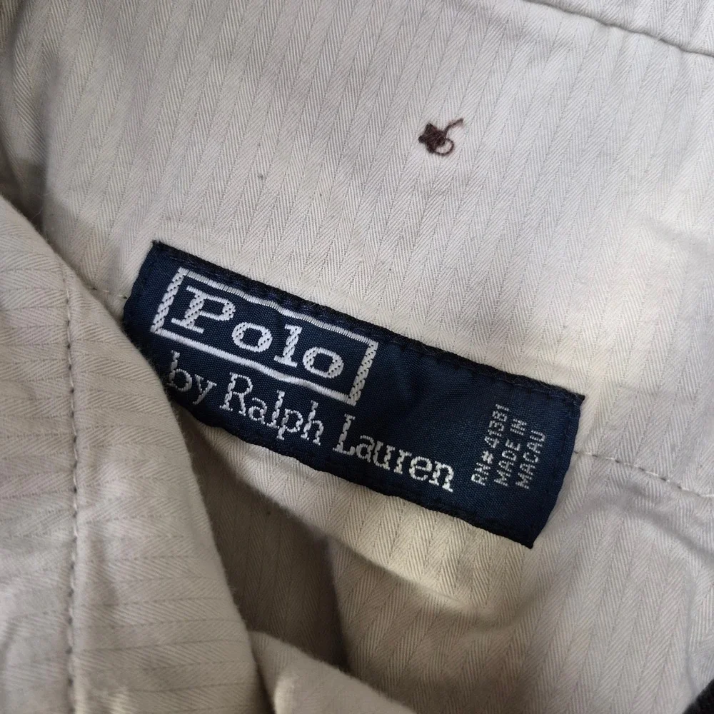 Polo Ralph Lauren Velour Trousers Men 38/32(28) Brown Heritage Cotton Straight
